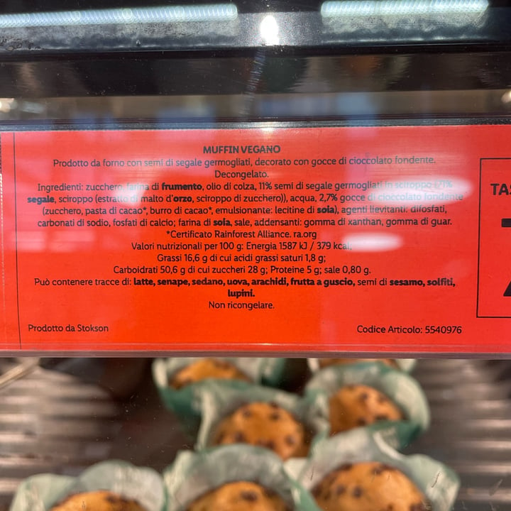 photo of Vegan muffins Vegan Muffins Lidl shared by @lorena85 on  29 Jan 2023 - review