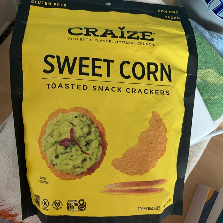 photo of Craize Sweet Corn Toasted Snack Crackers shared by @allhess on  19 Jun 2023 - review