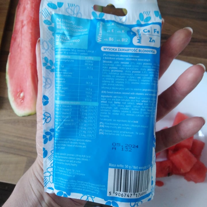 photo of Kupiec Cereal Coco Cookies shared by @ruda on  28 Jun 2023 - review