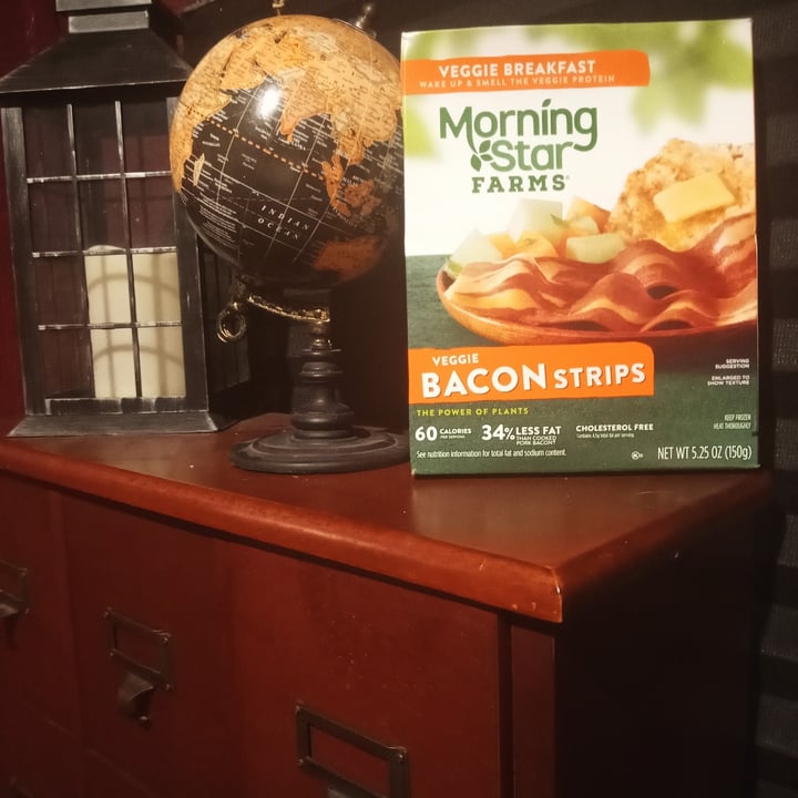 photo of MorningStar Farms veggie bacon strips shared by @xnightjar on  06 Feb 2023 - review