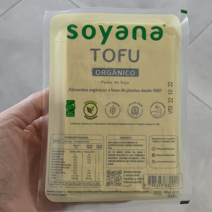 photo of Soyana Tofu Orgánico shared by @magaby on  08 Jun 2023 - review