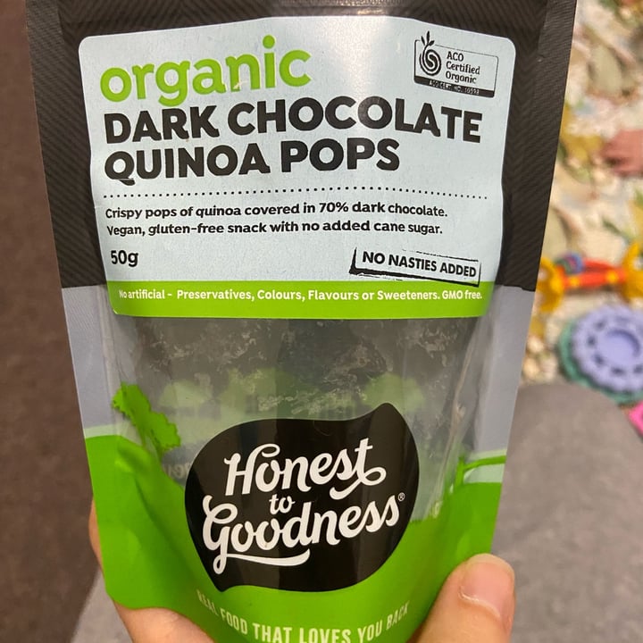 photo of Honest to Goodness dark chocolate quinoa pops shared by @bushpig on  14 Mar 2023 - review