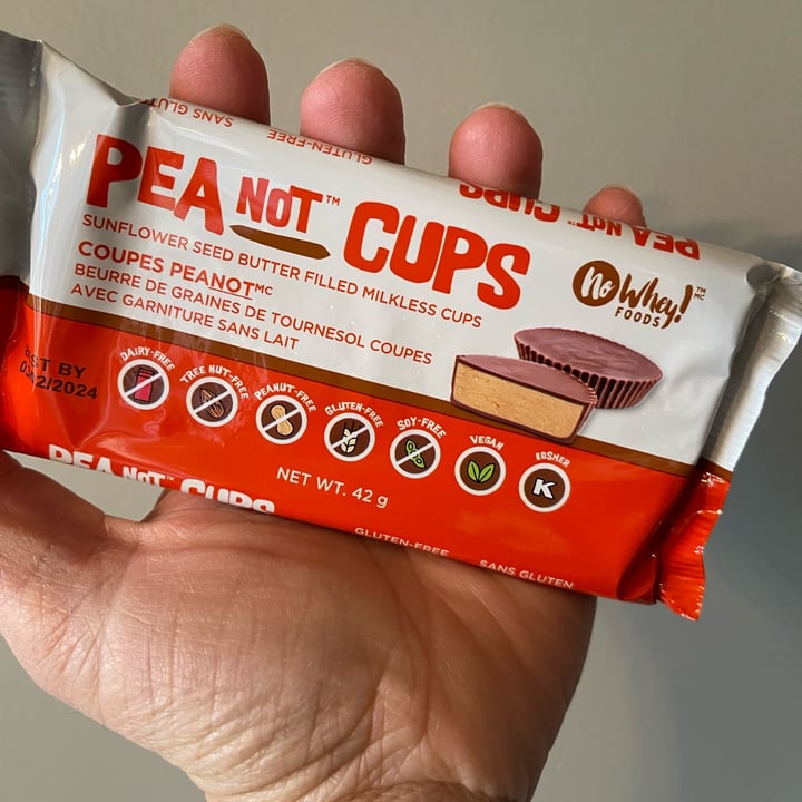 photo of No Whey! Foods Pea not cups shared by @ezuffo22 on  30 Mar 2023 - review