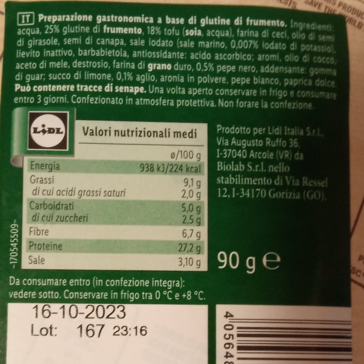 photo of Vemondo Affettato Vegetale Gusto Salame shared by @veeness88 on  07 Aug 2023 - review