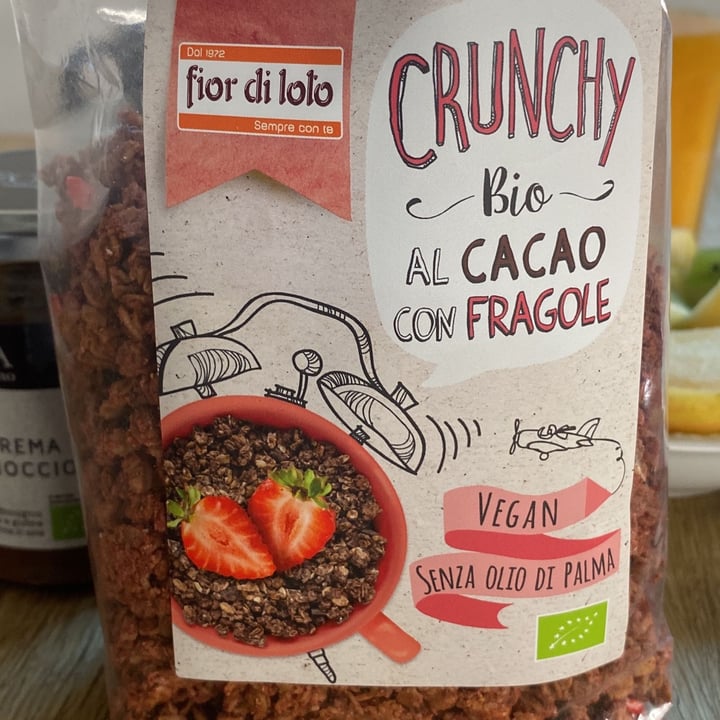 photo of Fior di Loto Crunchy bio al cacao con fragole shared by @bossa on  25 Jan 2023 - review