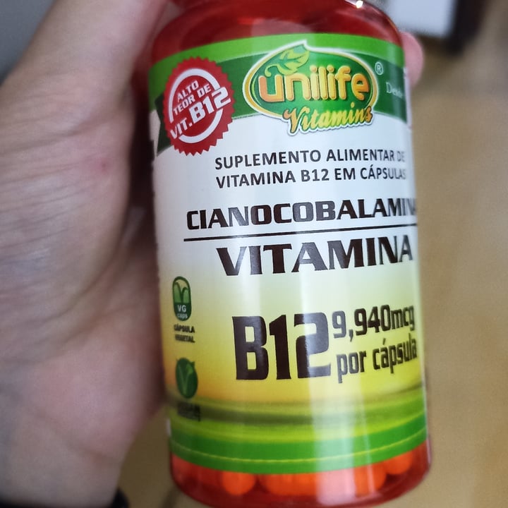 photo of Unilife Vitamins Vitamina B12 shared by @lorraynemenezes on  23 Dec 2022 - review