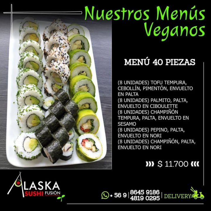 photo of Alaska Sushi Fusion Sushi vegano shared by @paradis0 on  22 Jun 2023 - review