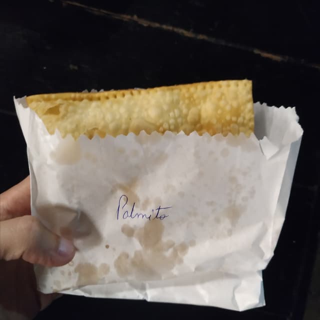 Photo of the dish “pastel de palmito”
