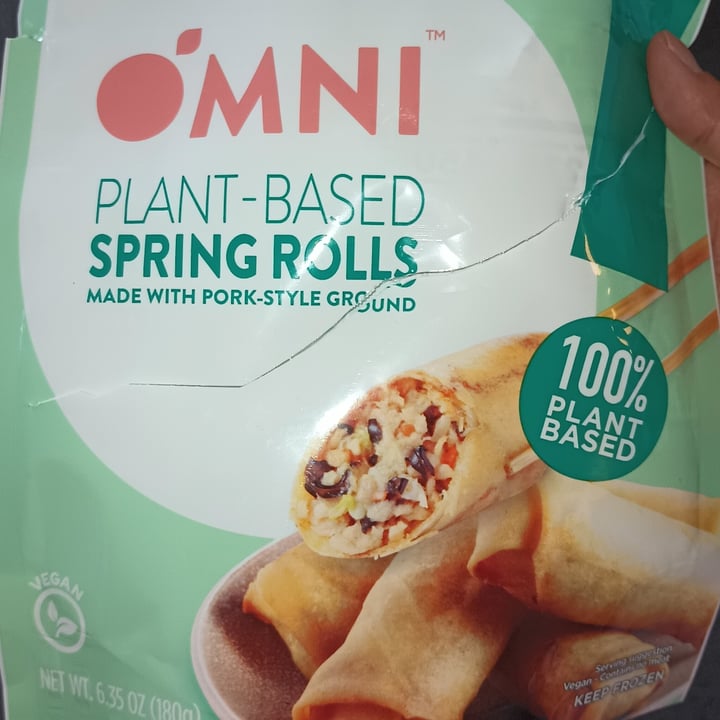 photo of OmniFoods Plant-based Spring Rolls shared by @quadantics on  08 Jul 2023 - review