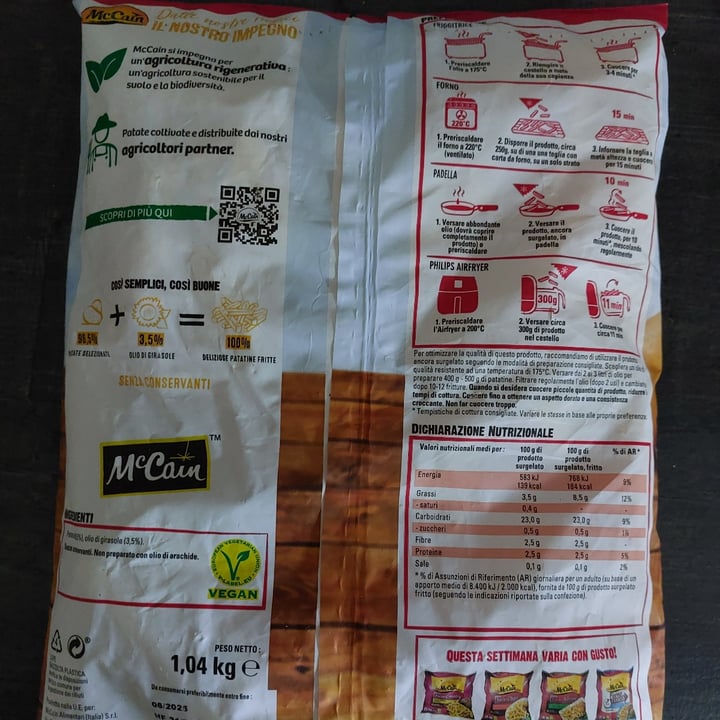 photo of McCain Forno chips shared by @silviaddox on  03 Aug 2023 - review