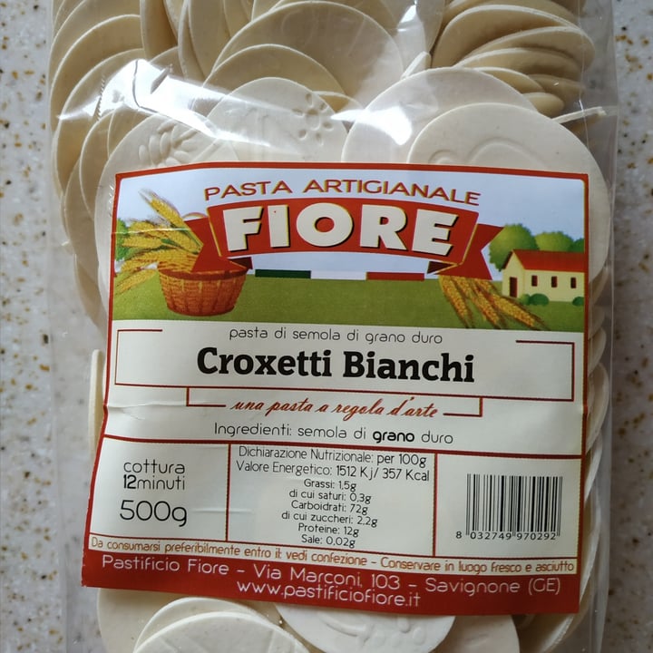 photo of Fiore Croxetti bianchi shared by @simona74veg on  02 Aug 2023 - review
