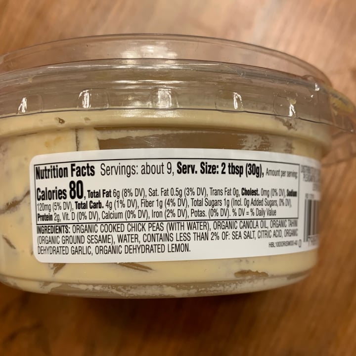 photo of O Organics Hummus shared by @roserose on  25 Jan 2023 - review
