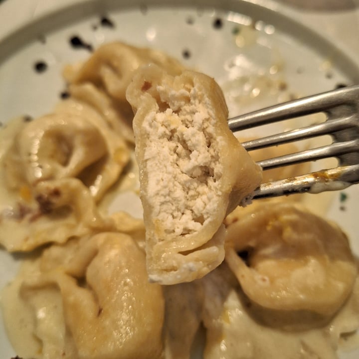 photo of Nativa Ristorante Tortelli fatti a mano ricotta di mandorle e limone , terra di olive nere e zeste di limone shared by @morgymur on  05 Aug 2023 - review