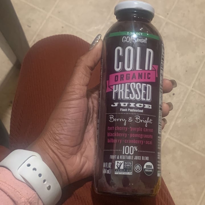 photo of 7 select go smart cold organic pressed juice berry banana bliss shared by @prettybbzia on  15 Apr 2023 - review