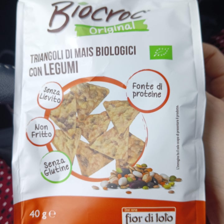 photo of Biocroc Triangoli Di Mais Biologici Con Legumi shared by @alicevee on  27 May 2023 - review