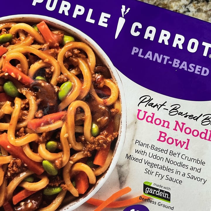 photo of Purple Carrot Udon Noodle Bowl shared by @bego18 on  24 Apr 2023 - review