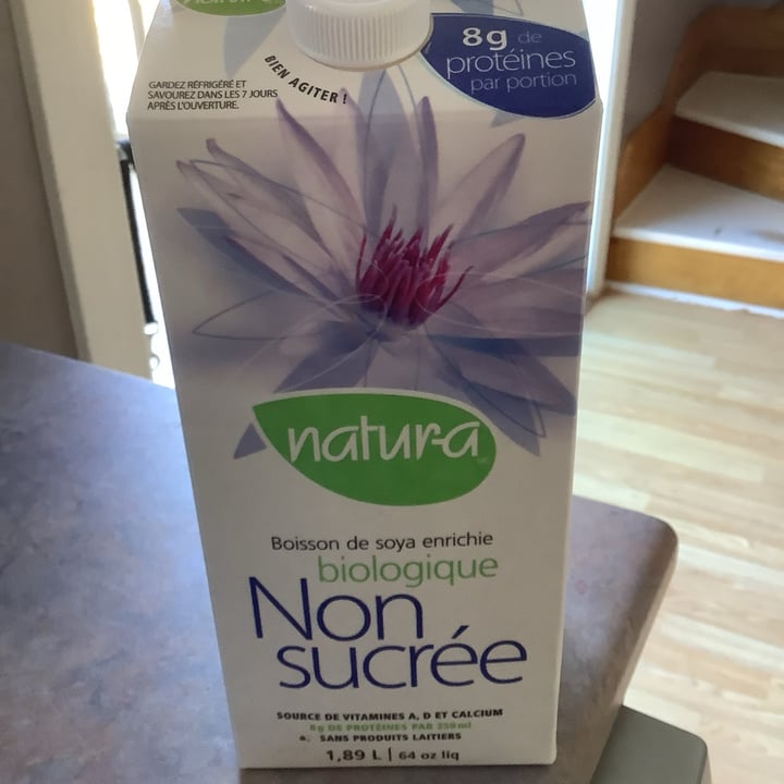 photo of Natura organic fortified soy beverage unsweetened shared by @jujugato on  09 Apr 2023 - review