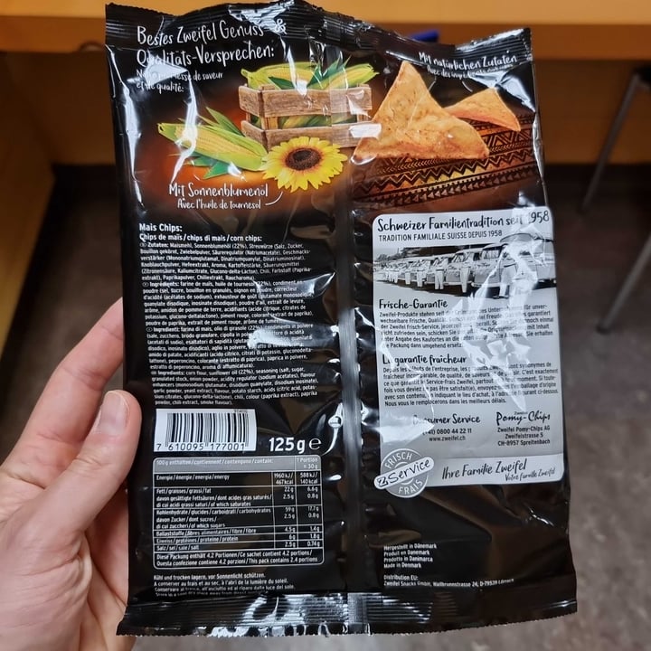 photo of Zweifel Corn Chips shared by @euberta89 on  20 Feb 2023 - review