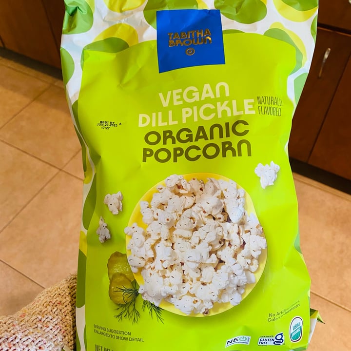 photo of Tabitha Brown vegan dill pickle popcorn shared by @beckyyy on  26 Jun 2023 - review