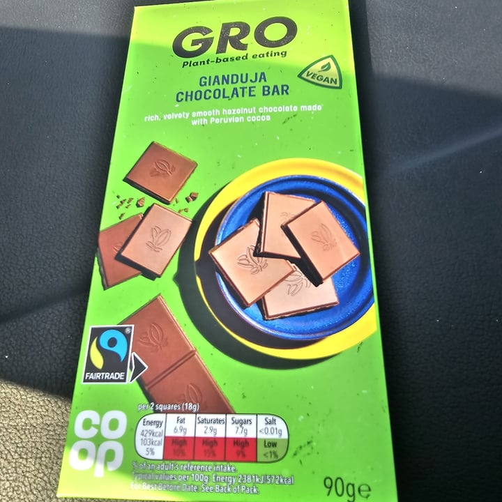 photo of GRO Gianduja Chocolate Bar shared by @shannon902 on  19 Jun 2023 - review