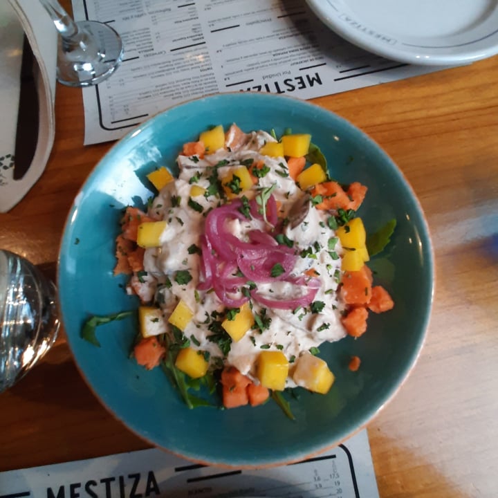 photo of MESTIZA - plant based restaurant Ceviche De Setas shared by @itscristinaag on  05 Apr 2023 - review