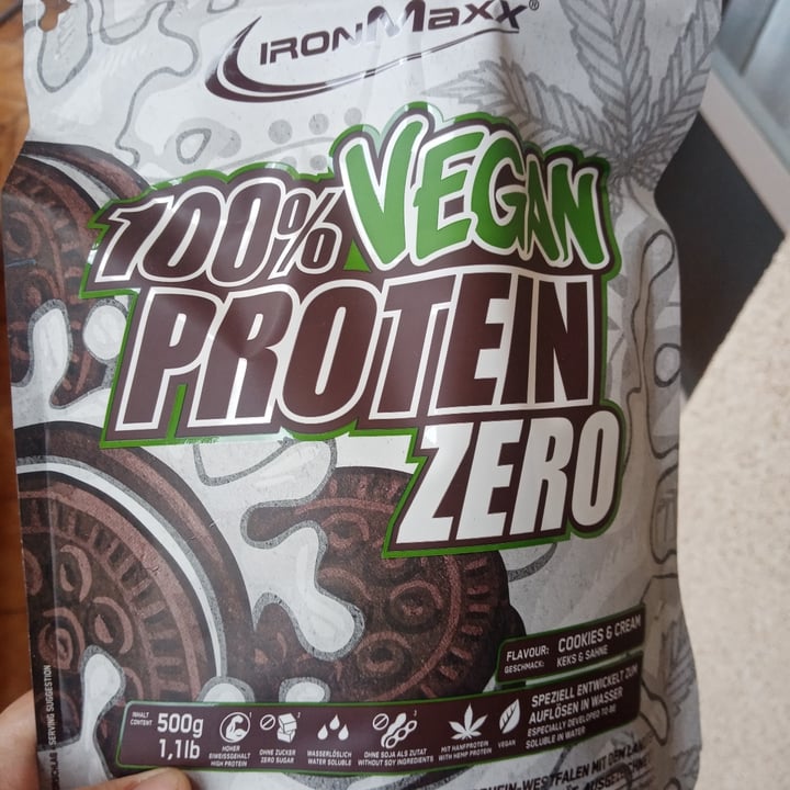 photo of IronMaxx Vegan Protein Cookies & Cream shared by @vittolovestahini on  02 Jun 2023 - review