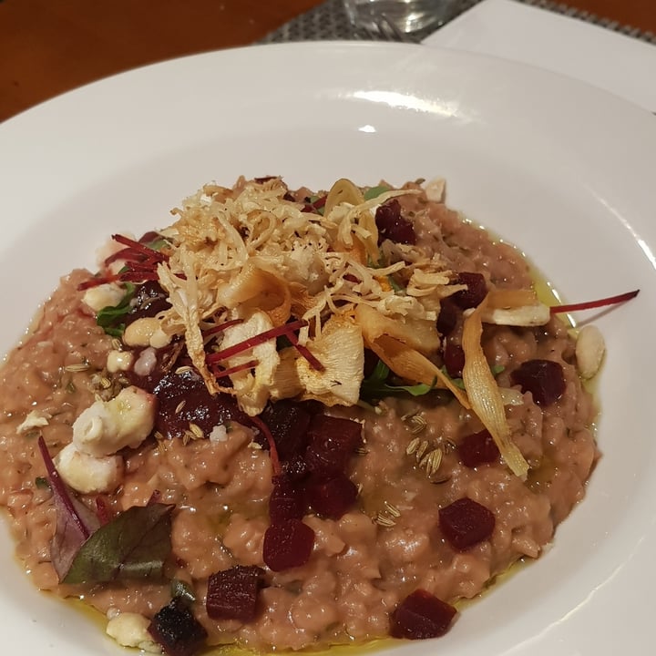 photo of The City Bar and Diner Beetroot Risotto shared by @veganpaw on  23 Mar 2023 - review
