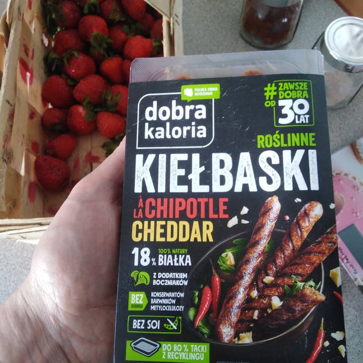 photo of Dobra Kaloria sausages cheddar shared by @ruda on  28 Jun 2023 - review