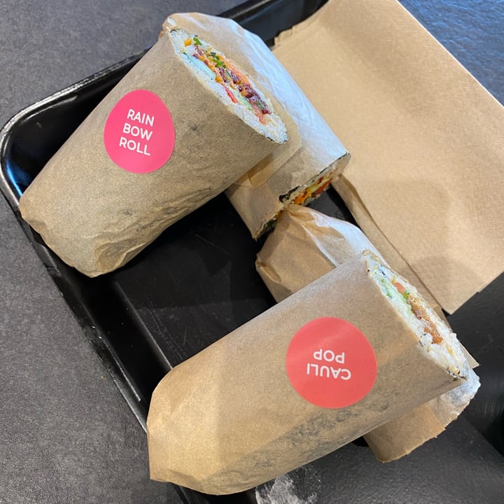 photo of Happy Maki caulipop burrito shared by @claireonveg on  28 May 2023 - review