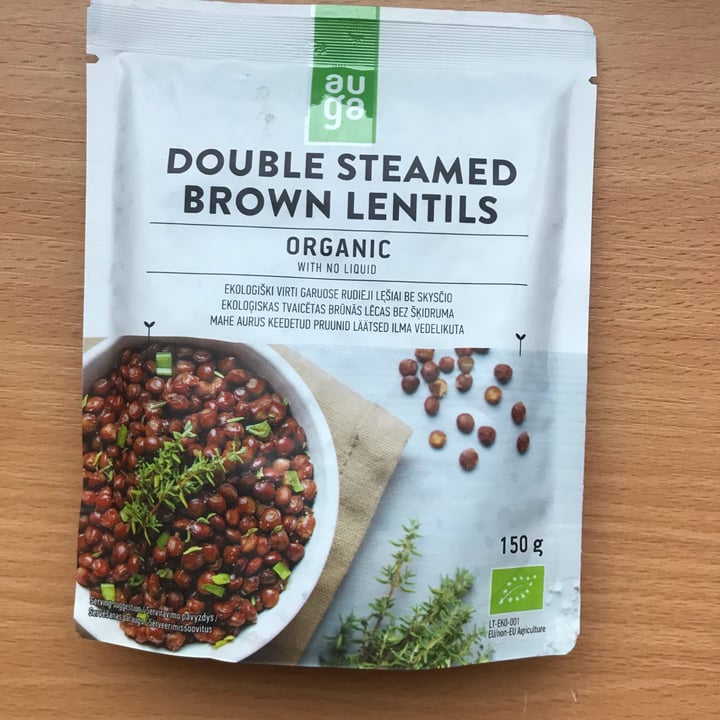 photo of Auga Double steamed brown lentils shared by @eml on  09 Feb 2023 - review