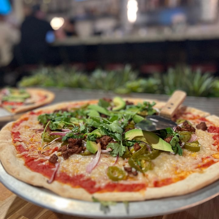photo of Barrel District Pizza, Bar & Kitchen - Cathedral City, CA Vegan hot n spicy pizza shared by @stephaniegerard on  07 Jul 2023 - review