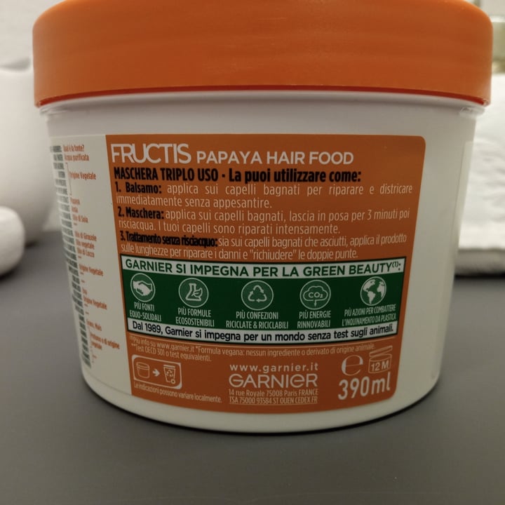 photo of Garnier Hair Food papaya 3 In 1 shared by @stefymeroni on  10 Jul 2023 - review