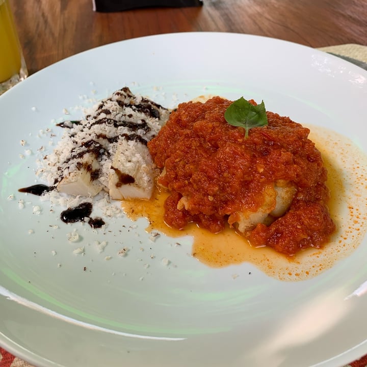 photo of Quintal Da Tomy Nhoque de batata com molho ao sugo e palmito assado ao molho balsâmico shared by @aheim on  22 Apr 2023 - review