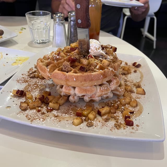 Photo of the dish “apollo waffle”