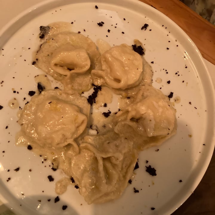 photo of Nativa Ristorante Tortelli fatti a mano ricotta di mandorle e limone , terra di olive nere e zeste di limone shared by @homemademood on  16 Jul 2023 - review