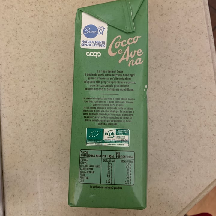 photo of Bene.Si coop Bevanda Cocco E Avena shared by @enrico1 on  18 Jul 2023 - review