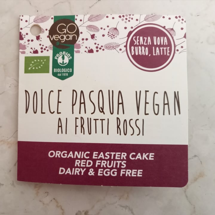 photo of Probios Dolce Pasqua Vegan ai Frutti Rossi shared by @paola81 on  15 Apr 2023 - review