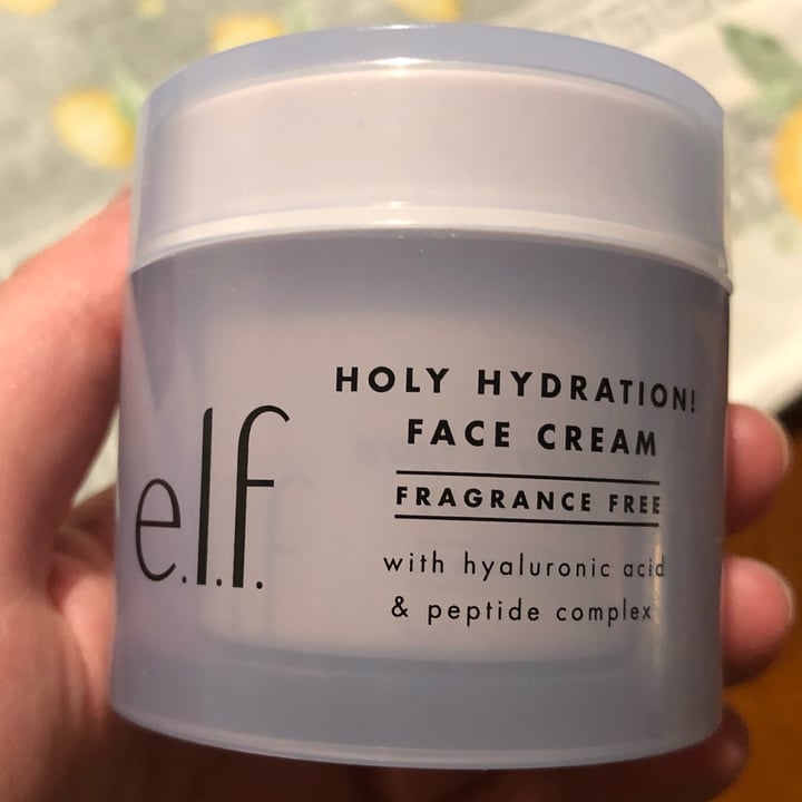 photo of e.l.f. Cosmetics Holy hydration! Face cream fragrance free shared by @alisaki1 on  21 Jun 2023 - review