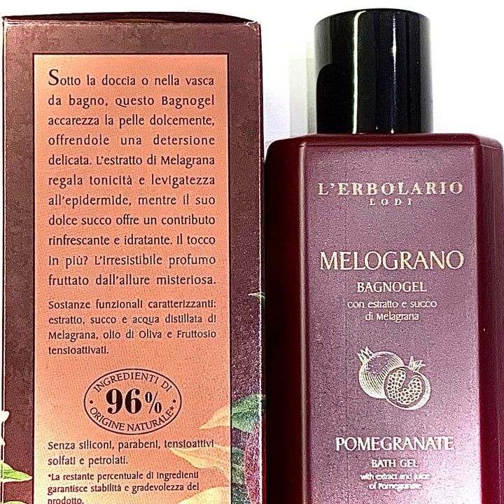 photo of L’Erbolario pomegranate bagnogel shared by @marabasso on  06 Jan 2023 - review