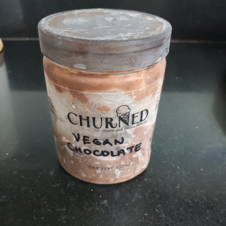 photo of Churned.in Choclate icecream shared by @vegananu on  29 Jun 2023 - review