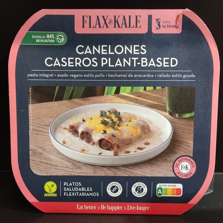 photo of Flax & Kale Canelones caseros plant-based shared by @anittauy on  23 Feb 2023 - review