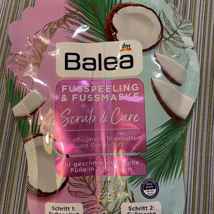 photo of Balea Fusspeeling und Fussmaske shared by @thalyhdz on  24 Feb 2023 - review