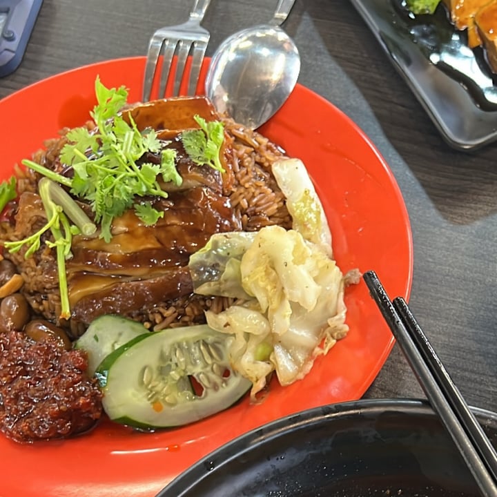 photo of Makan Vegan 斋这里 Syed Alwi Vegetarian Vegan Duck Rice shared by @nosaltypopcorn on  04 Jan 2023 - review