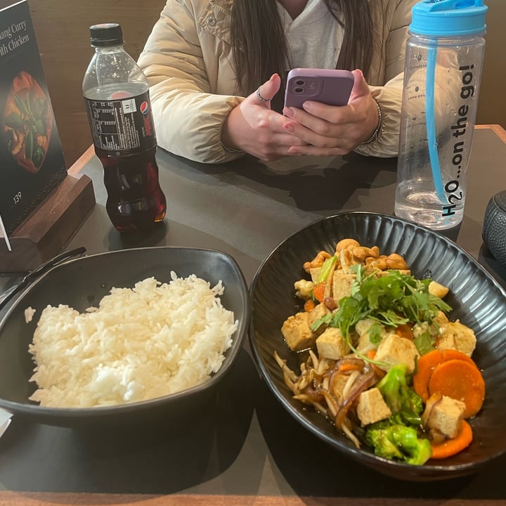 photo of Ramen to Bíiru CPH Airport Ginger Tofu With Rice shared by @sarajane22 on  05 Mar 2023 - review