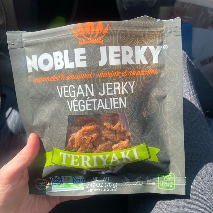 photo of Noble Jerky Vegan Jerky Teriyaki shared by @anniekimderoy on  31 Jul 2023 - review