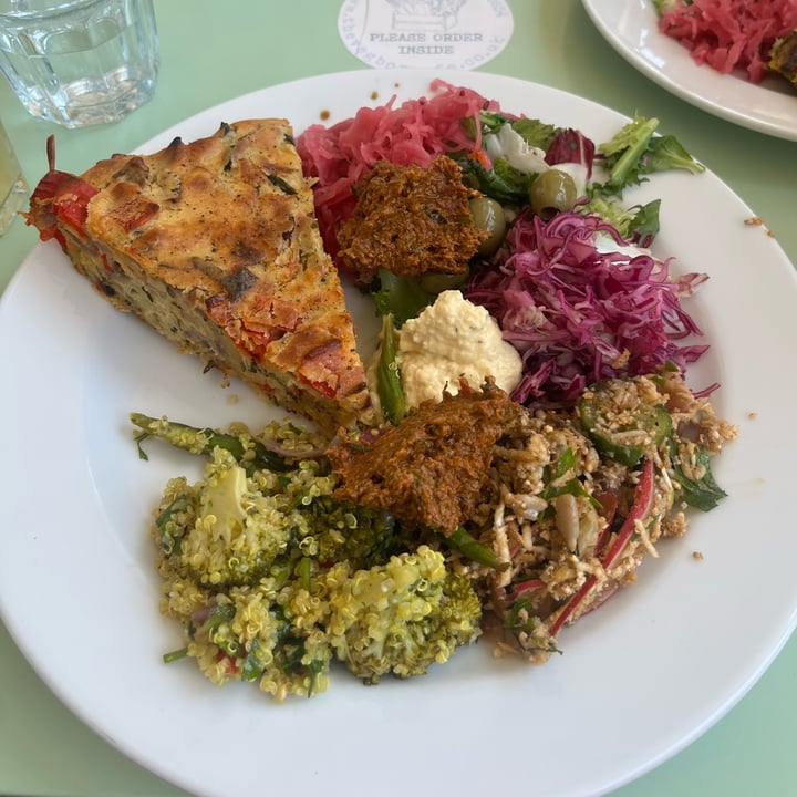 photo of The Veg Box Cafe Courgette, tomato and onion Fritatta shared by @devon0 on  29 Jun 2023 - review