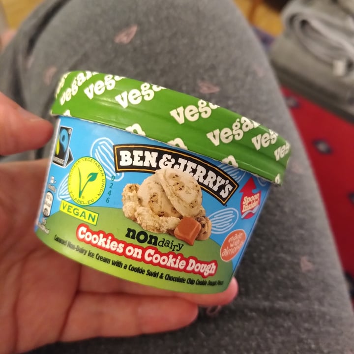 photo of Ben & Jerry's Cookies On Cookie Dough Non-Dairy Ice Cream shared by @merry-cherry-veg on  04 Jul 2023 - review