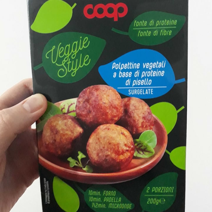photo of Veggie Style (COOP) Polpette A Base Di Proteine Del Pisello shared by @giovannieugenio on  05 Feb 2023 - review