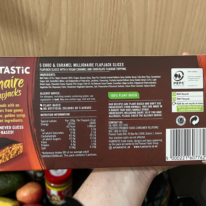 photo of Plantastic Millionaire Flapjacks shared by @ameriamber on  08 Feb 2023 - review