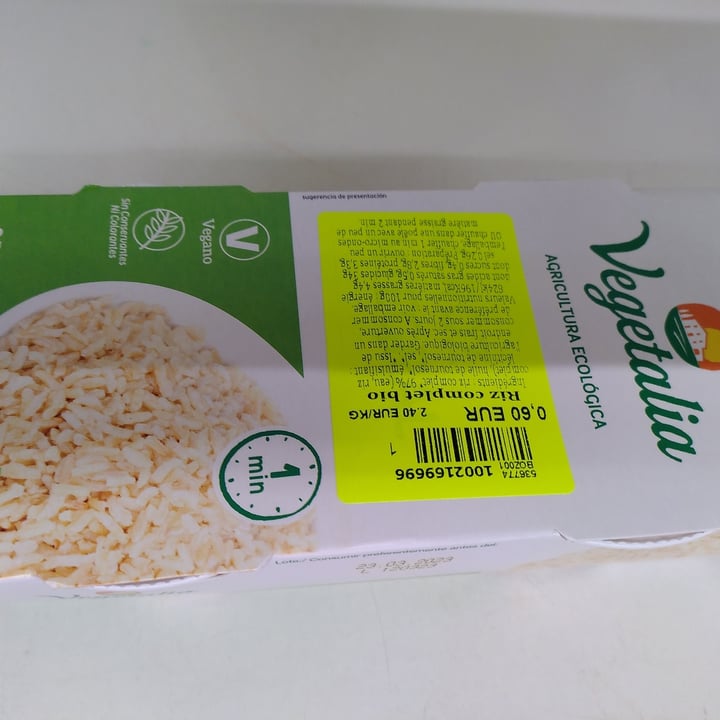 photo of Vegetalia arroz cocido shared by @walkabout-veg on  22 Mar 2023 - review